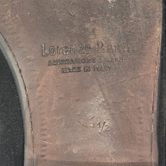 Lorenzo Banfi Milano Black Suede Loafers Men's Size 9.5 - Picture 6 of 11